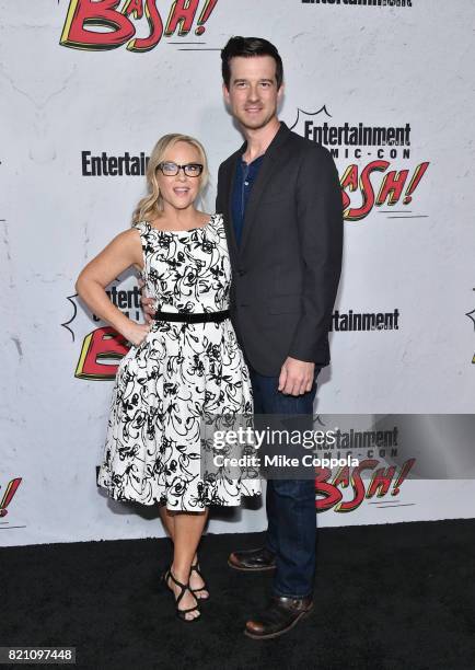 Rachael Harris and Christian Hebel at Entertainment Weekly's annual Comic-Con party in celebration of Comic-Con 2017 at Float at Hard Rock Hotel San...