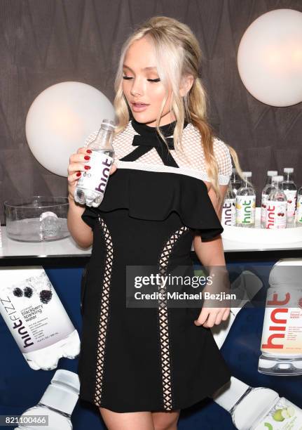 Natalie Alyn Lind attends Comic Con TVLine Media Lounge Sponsored By Hint July 22, 2017 in San Diego, California. J
