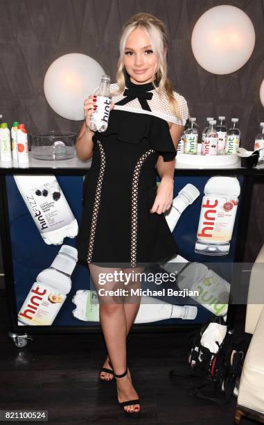 Natalie Alyn Lind attends Comic Con TVLine Media Lounge Sponsored By Hint July 22, 2017 in San Diego, California. J