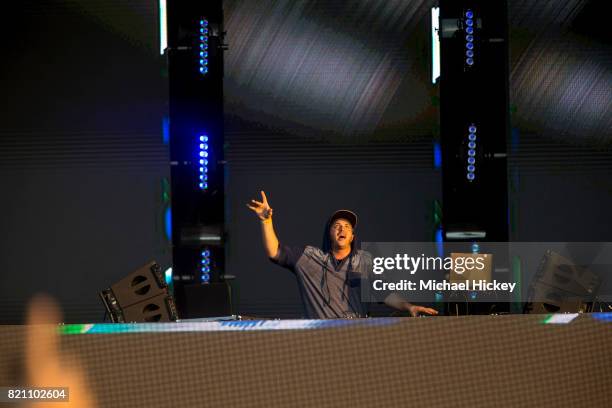 Pretty Lights performs during 400 Fest at Indianapolis Motor Speedway on July 22, 2017 in Indianapolis, Indiana.