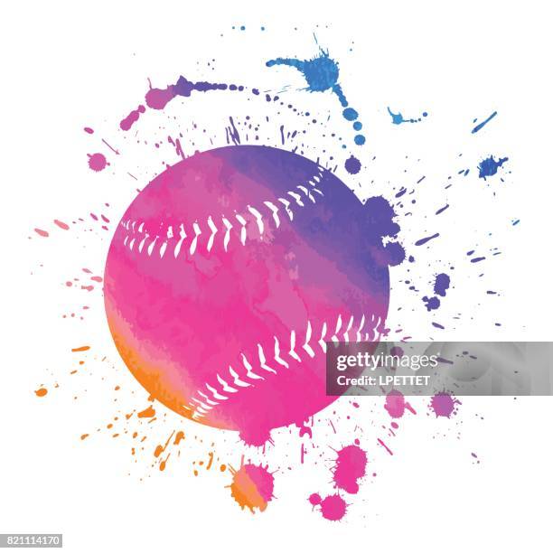 baseball - baseball texture stock illustrations