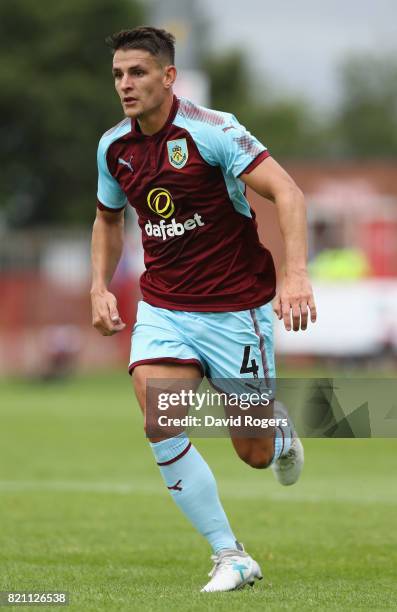 Ashley Westwood of Burnley looks on during the pre season friendly match between Kidderminster Harriers and Burnley at Aggborough Stadium on July 22,...