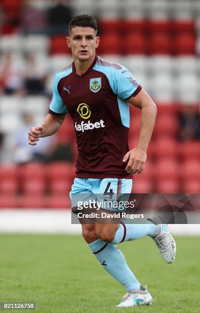 Ashley Westwood of Burnley looks on during the pre season friendly match between Kidderminster Harriers and Burnley at Aggborough Stadium on July 22,...