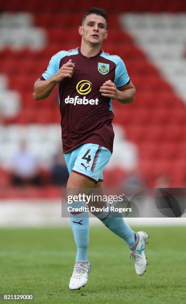 Ashley Westwood of Burnley looks on during the pre season friendly match between Kidderminster Harriers and Burnley at Aggborough Stadium on July 22,...