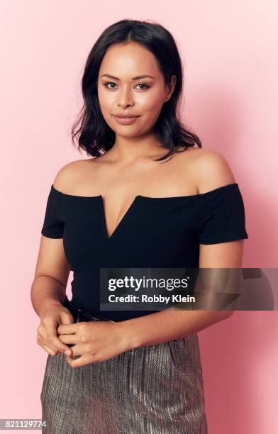 Actor Frankie Adams from Syfy's 'The Expanse' poses for a portrait during Comic-Con 2017 at Hard Rock Hotel San Diego on July 22, 2017 in San Diego,...