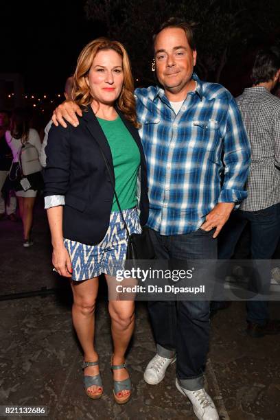 Ana Gasteyer and Charlie McKittrick at Entertainment Weekly's annual Comic-Con party in celebration of Comic-Con 2017 at Float at Hard Rock Hotel San...