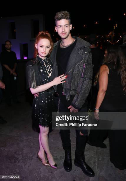 Madelaine Petsch and Travis Mills at Entertainment Weekly's annual Comic-Con party in celebration of Comic-Con 2017 at Float at Hard Rock Hotel San...