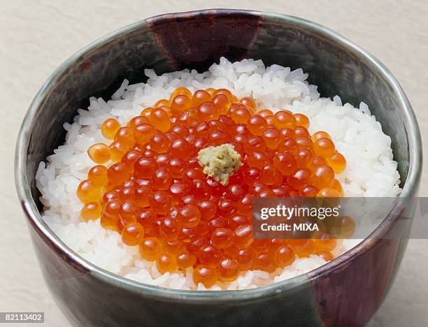 Fish Roe On Rice Salmon Roe Photos and Premium High Res Pictures - Getty Images