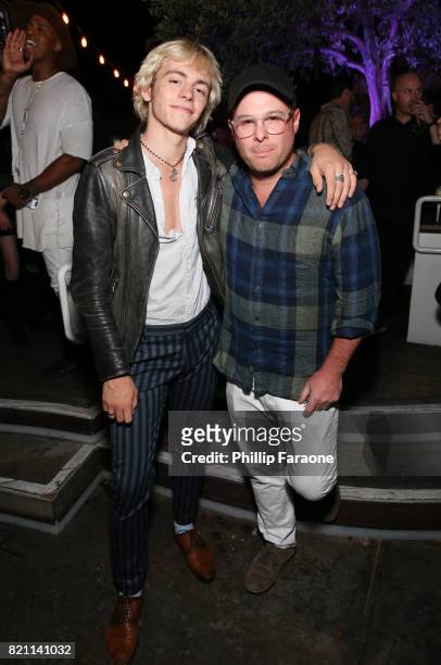 Ross Lynch and Marc Meyers at Entertainment Weekly's annual Comic-Con party in celebration of Comic-Con 2017 at Float at Hard Rock Hotel San Diego on...