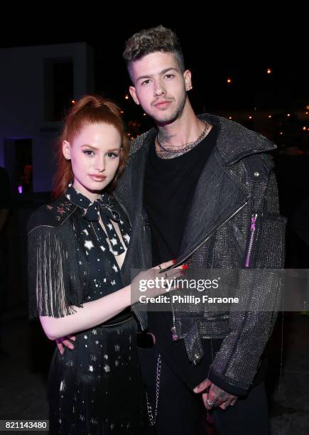 Madelaine Petsch and Travis Mills at Entertainment Weekly's annual Comic-Con party in celebration of Comic-Con 2017 at Float at Hard Rock Hotel San...