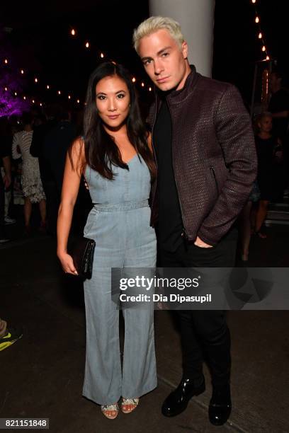 Ally Maki and Colton Haynes at Entertainment Weekly's annual Comic-Con party in celebration of Comic-Con 2017 at Float at Hard Rock Hotel San Diego...