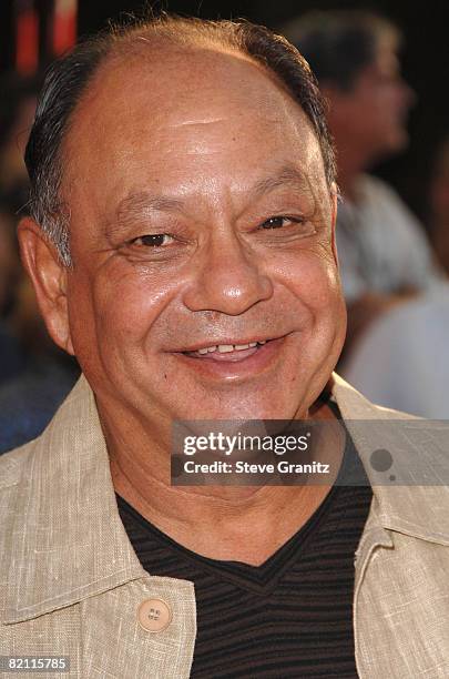 Cheech Marin arrives at theWorld Premiere of "Swing Vote" at the El Capitan Theatre on July 24, 2008 in Hollywood, California.