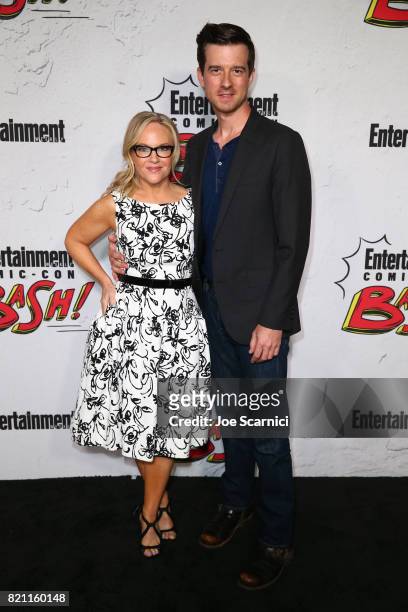 Rachael Harris and Christian Hebel at Entertainment Weekly's annual Comic-Con party in celebration of Comic-Con 2017 at Float at Hard Rock Hotel San...