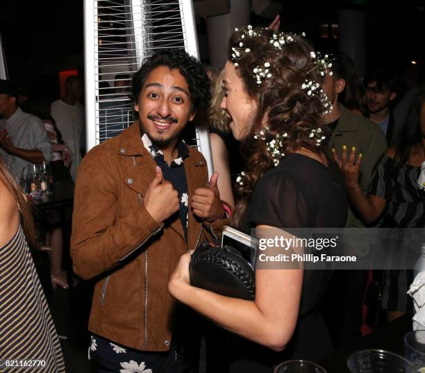 Tony Revolori and guest at Entertainment Weekly's annual Comic-Con party in celebration of Comic-Con 2017 at Float at Hard Rock Hotel San Diego on...