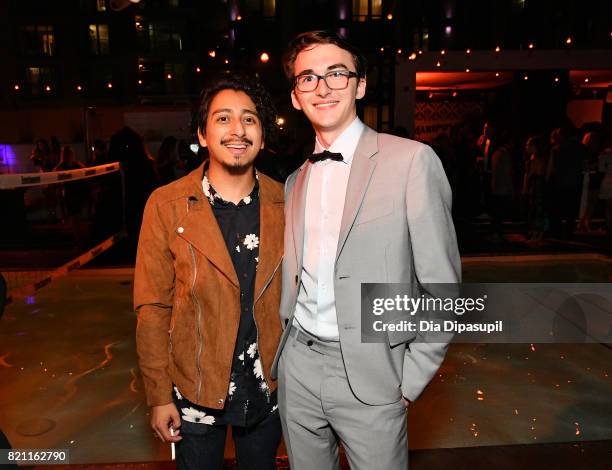 Tony Revolori and guest at Entertainment Weekly's annual Comic-Con party in celebration of Comic-Con 2017 at Float at Hard Rock Hotel San Diego on...