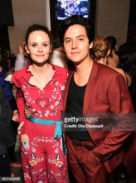 Sarah Ramos and Cole Sprouse at Entertainment Weekly's annual Comic-Con party in celebration of Comic-Con 2017 at Float at Hard Rock Hotel San Diego...