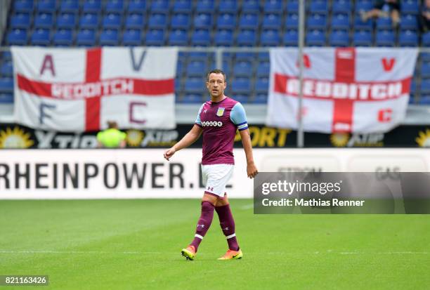 John Terry of Aston Villa during the game between Aston Villa and the MSV Duisburg on July 23, 2017 in Duisburg, Germany.