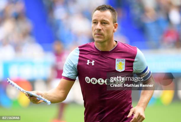 John Terry of Aston Villa before the game between Aston Villa and the MSV Duisburg on July 23, 2017 in Duisburg, Germany.