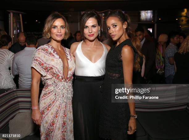 Gabrielle Anwar, Lana Parrilla and Dania Ramirez at Entertainment Weekly's annual Comic-Con party in celebration of Comic-Con 2017 at Float at Hard...