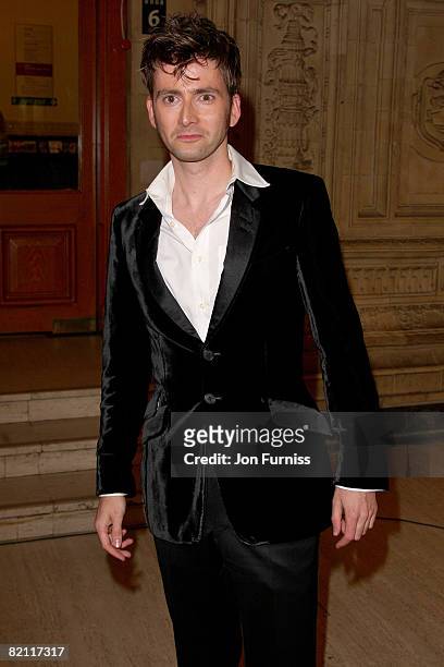 David Tennant attends the National Television Awards 2007 held at the Royal Albert Hall on October 31, 2007 in London, England.