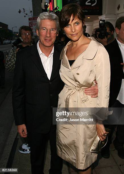 Richard Gere and Carey Lowell