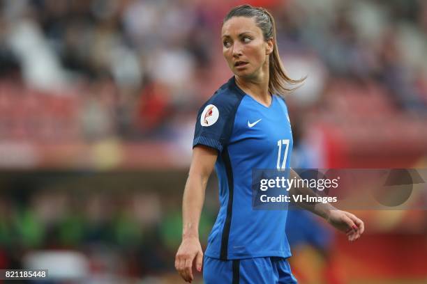 Gaetane Thiney of France women during the UEFA WEURO 2017 Group C group stage match between France and Austria at the Galgenwaard Stadium on July 22,...