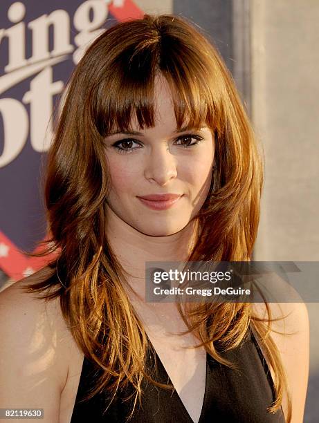Actress Danielle Panabaker arrives at the World Premiere of "Swing Vote" at the El Capitan Theatre on July 24, 2008 in Hollywood, California.