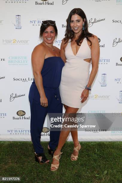 Rhonda Klch and Christine Montanti attend the 6th Annual St. Barth Hamptons Gala at Bridgehampton Historical Museum on July 22, 2017 in...