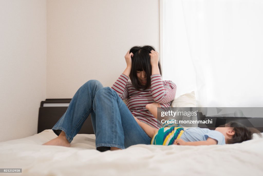 Depression image of young woman