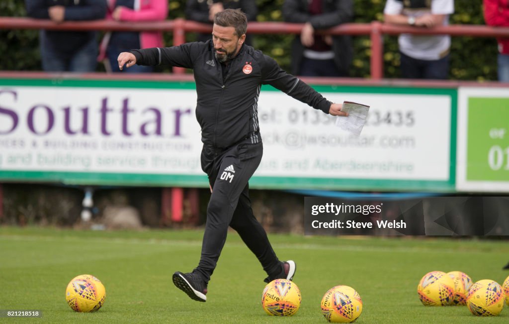 Brechin City v Aberdeen - Pre Season Friendly