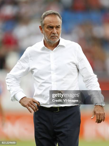 Coach Antonio Cabrini of Italy Women during the UEFA WEURO 2017 Group B group stage match between Germany and Italy at Koning Willem II stadium on...