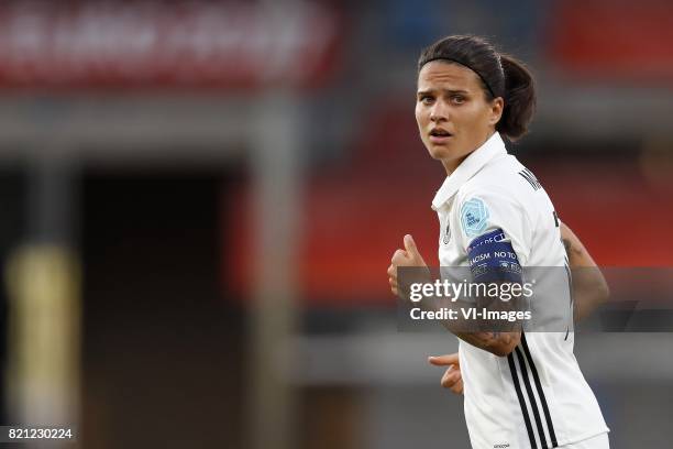 Dzsenifer Marozsan of Germany women during the UEFA WEURO 2017 Group B group stage match between Germany and Italy at Koning Willem II stadium on...