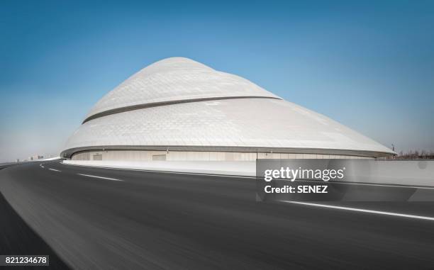 town square - the harbin theatre stockfoto's en -beelden