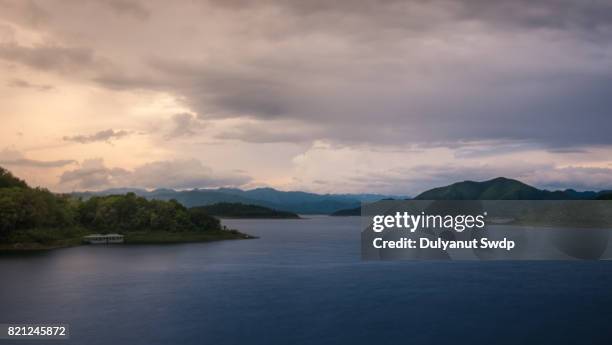 kaeng krachan dam of phetchaburi, thailand - kaeng krachan dam stock pictures, royalty-free photos & images