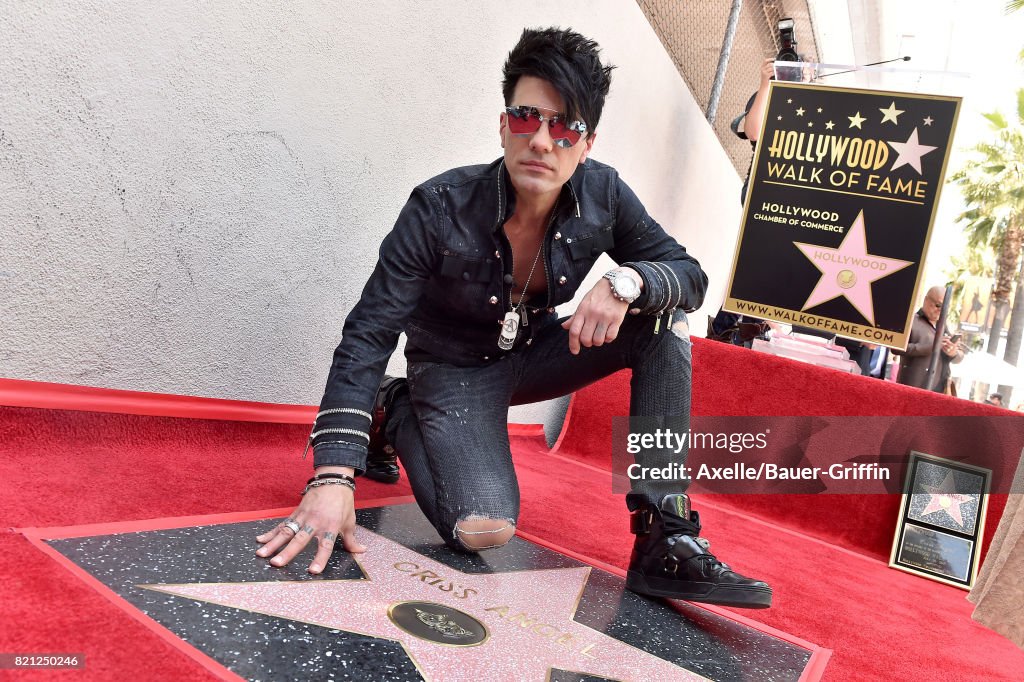 Criss Angel Honored With Star On The Hollywood Walk Of Fame