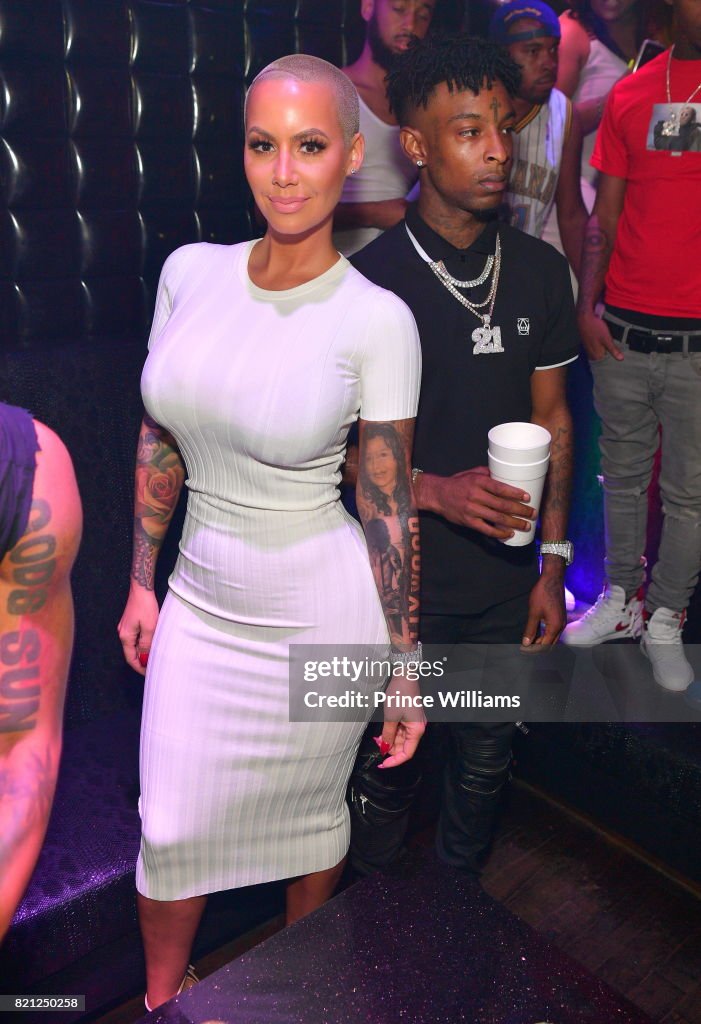 Amber Rose Hosts Medusa Lounge