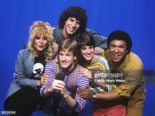 VJs Mark Goodman, Nina Blackwood, Alan Hunter, Martha Quinn and JJ Jackson