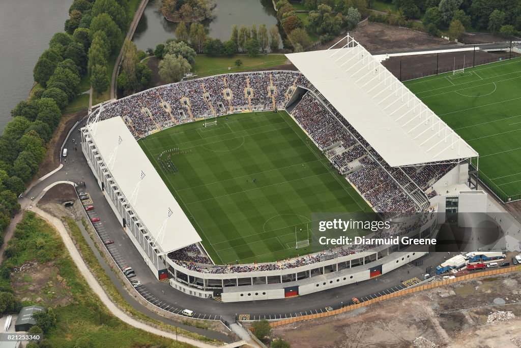 Cork Ireland 23 July 2017 An Aerial View Of P irc Ui Chaoimh As cork-ireland-23-july-2017-an-aerial-view-of-p-irc-ui-chaoimh-as