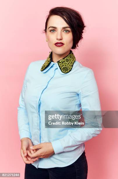 Actor Katie McGrath from CW's 'Supergirl' poses for a portrait during Comic-Con 2017 at Hard Rock Hotel San Diego on July 22, 2017 in San Diego,...