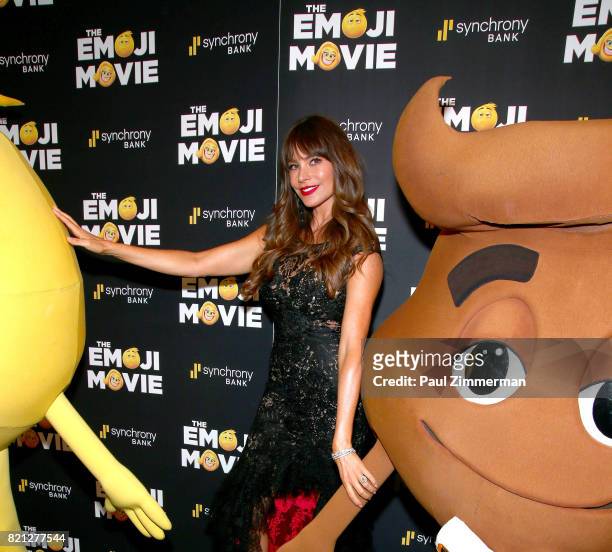 Actress Sofia Vergara attends "The Emoji Movie" Special Screening at NYIT Auditorium on Broadway on July 23, 2017 in New York City.