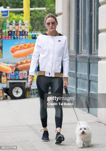 Olivia Palermo on July 23, 2017 in New York City.