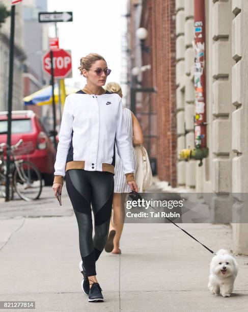 Olivia Palermo on July 23, 2017 in New York City.