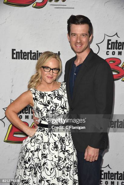 Rachael Harris and Christian Hebel attend the Entertainment Weekly's Annual Comic-Con Party 2017 at Float at Hard Rock Hotel San Diego on July 22,...