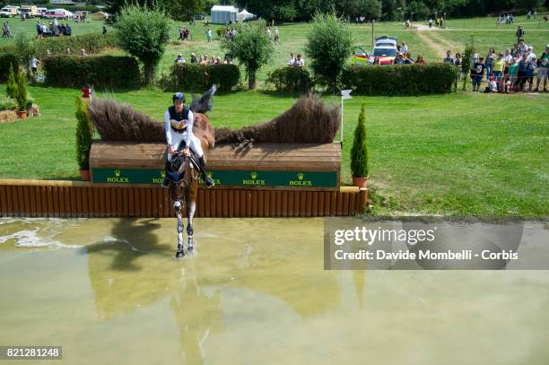 Christopher of Australia, riding Nobilis 18, during CHIO Aachen, Cross Country test, DHL Prize on July 22, 2017 in Aachen, Germany.