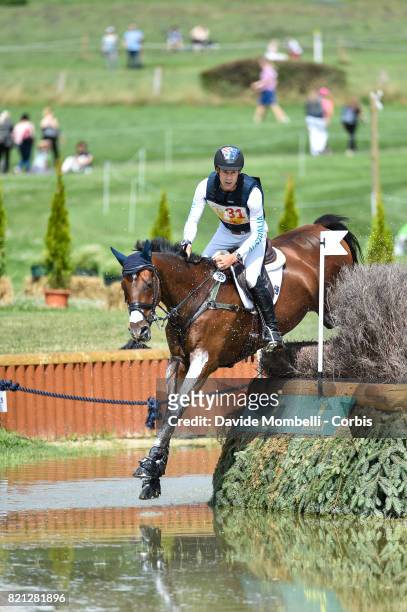 Christopher of Australia, riding Nobilis 18, during CHIO Aachen, Cross Country test, DHL Prize on July 22, 2017 in Aachen, Germany.