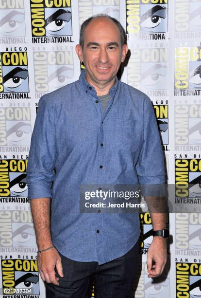 Showrunner Robert Cooper at BBC AMERICA'S San Diego Comic-Con Press Line with the Stars and Producers of 'Dirk Gently's Holistic Detective Agency'...