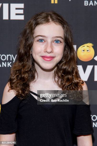 Tori Feinstein attends "The Emoji Movie" special screening at NYIT Auditorium on Broadway on July 23, 2017 in New York City.