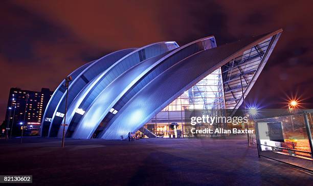 concert hall - glasgow escócia imagens e fotografias de stock