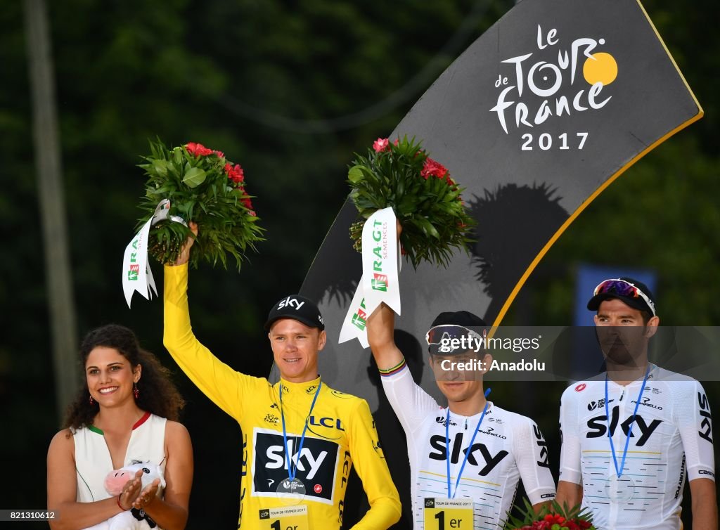 Christopher Froome wins his fourth Tour de France