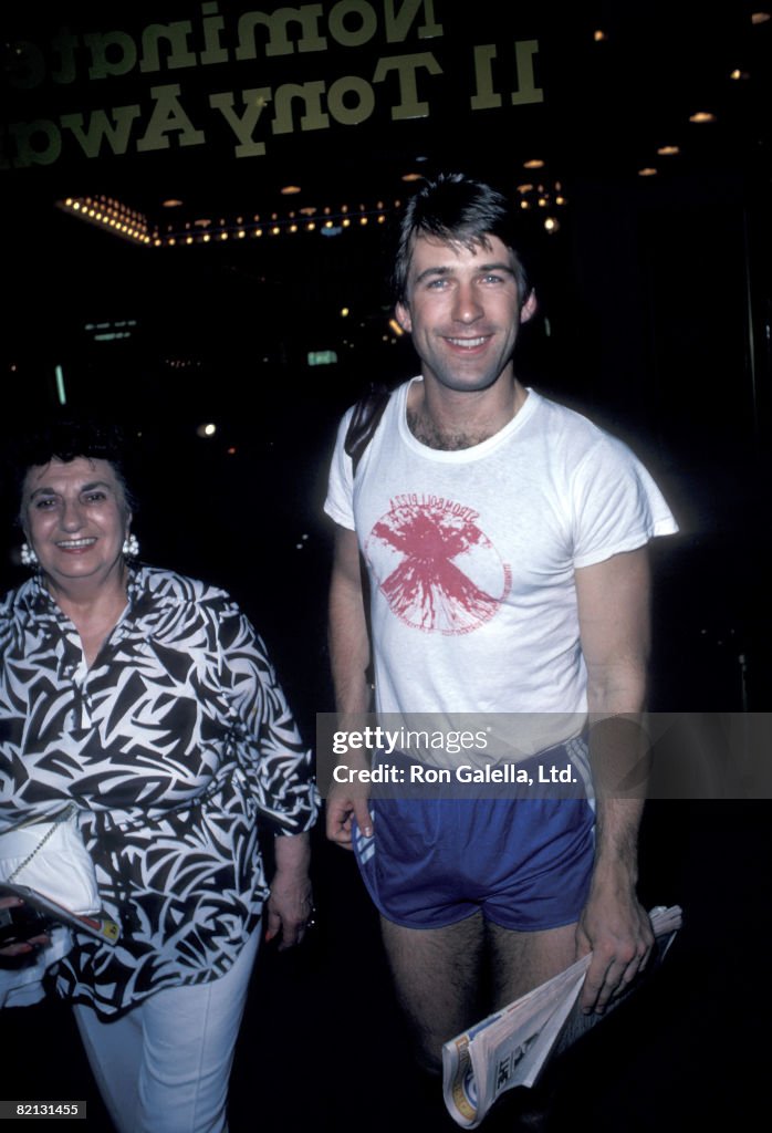 Alec Baldwin Sighting at the Music Box Theater - May 31, 1986